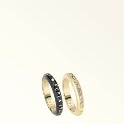 Furla Furla 1927<1927 Ring nero+color oro