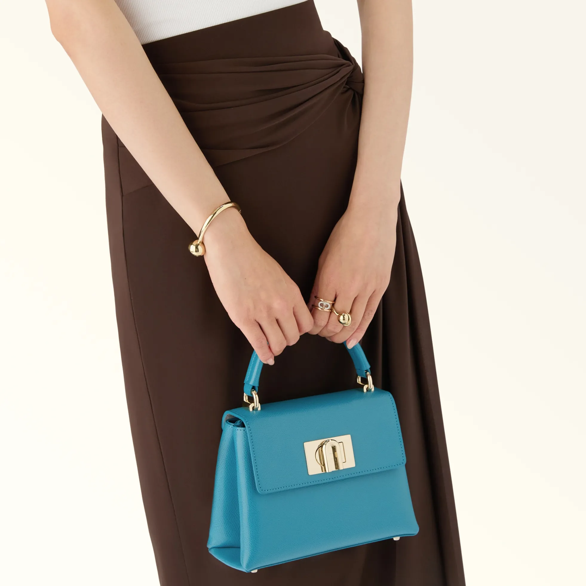 Furla Crossbodies|Furla 1927<1927 Top Handle MINI turchese a