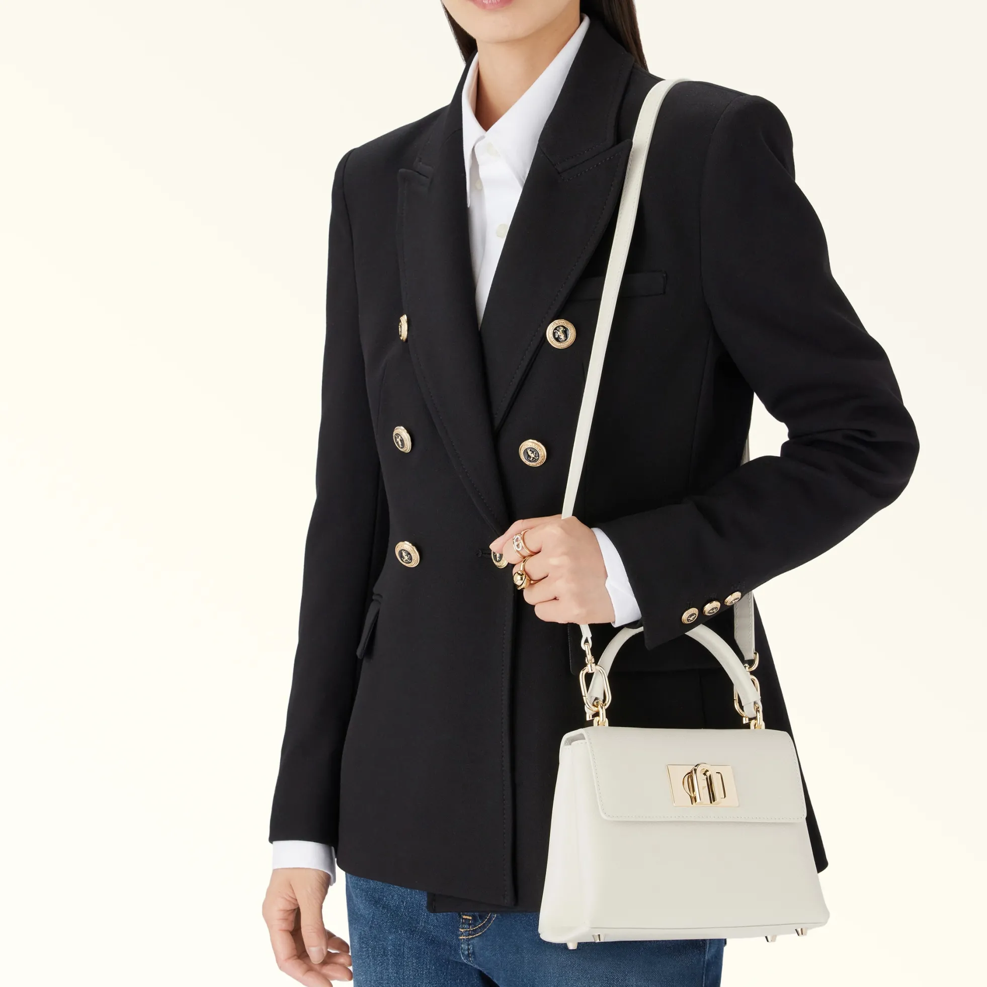 Furla Top Handles|Crossbodies<1927 Top Handle MINI panna