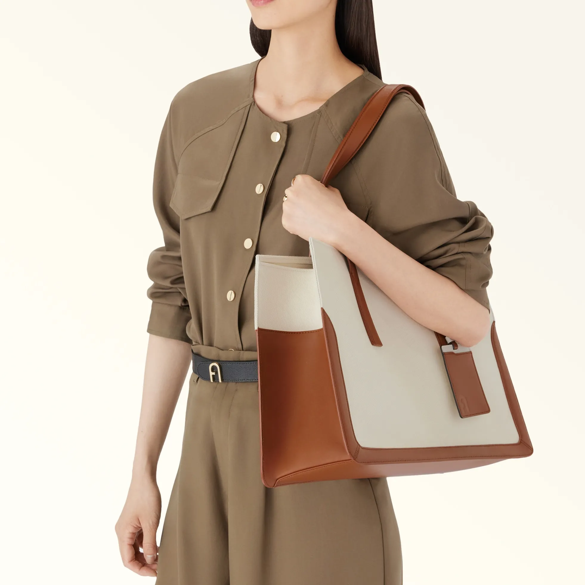 Furla Maxi Bags|Shoulder Bags<Baia Tote XL toni cognac