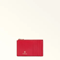 Furla Small Wallets|Wallets<Camelia Card Case M ruby