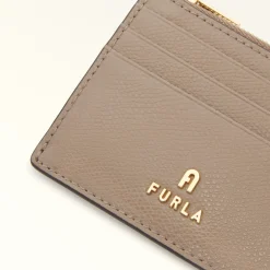 Furla Card Holders|Wallets<Camelia Card Case S stucco gray
