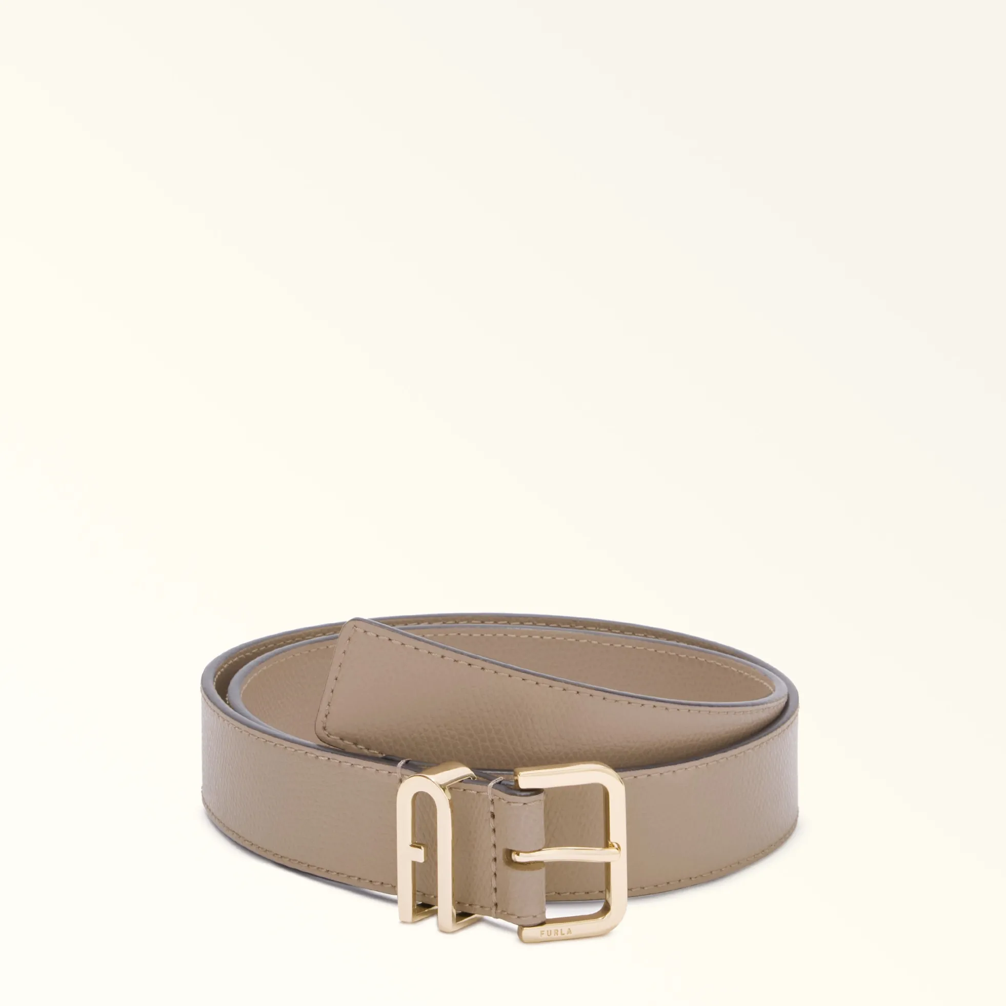 Furla Belts|Belts<Camelia Fixed Belt stucco gray