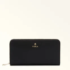 Furla Large Wallets|Wallets<Camelia Zip Around XL nero