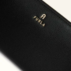 Furla Large Wallets|Wallets<Camelia Zip Around XL nero