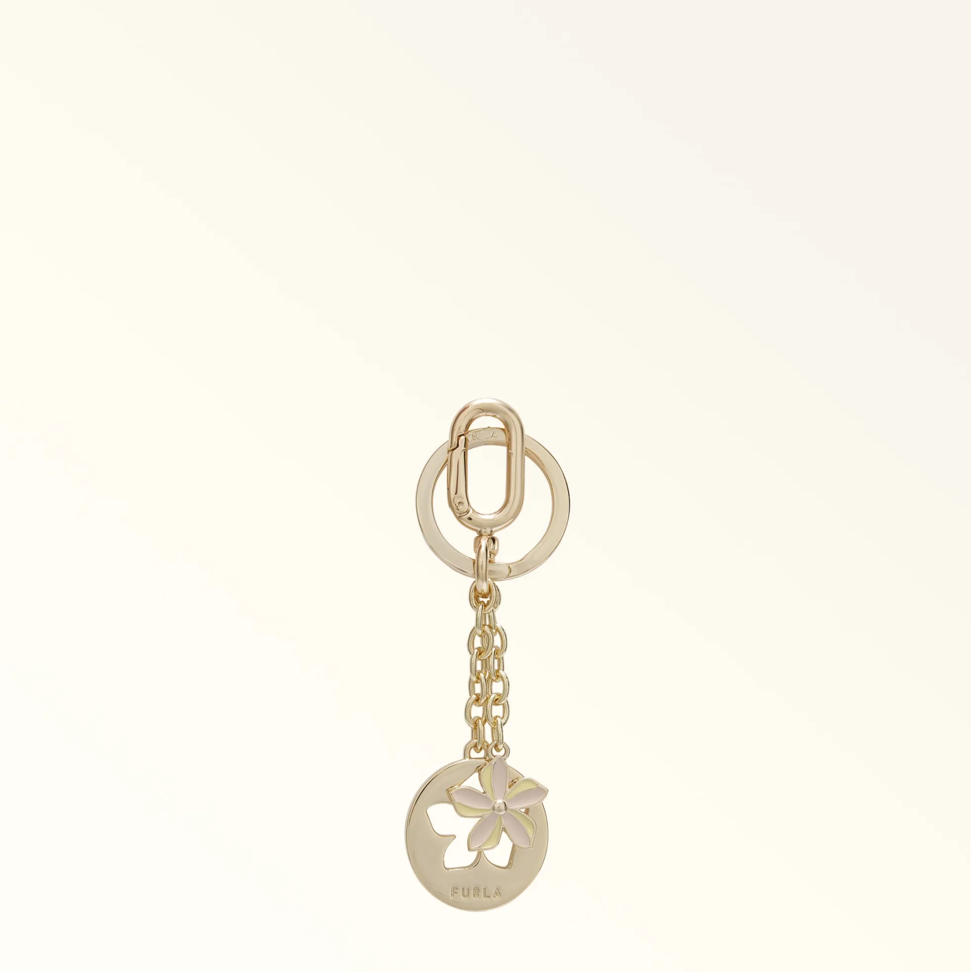 Furla Keyrings|Keyrings<Crystal Keyring freesia+azalea