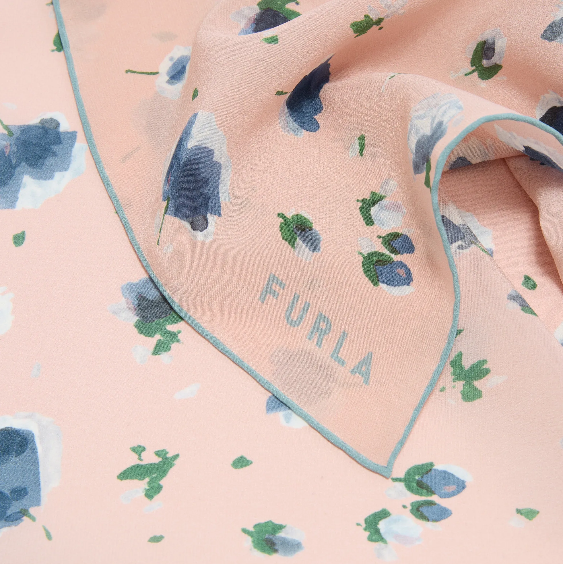 Furla Scarves<Daisy Carré toni denim