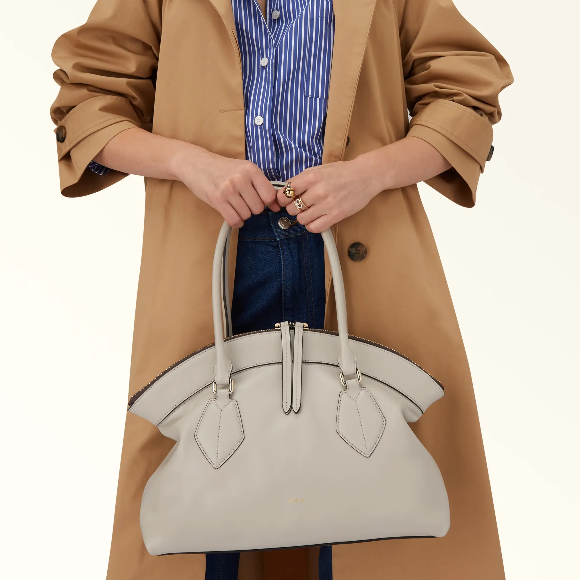Furla Shoulder Bags|Totes<Erica Tote M vaniglia