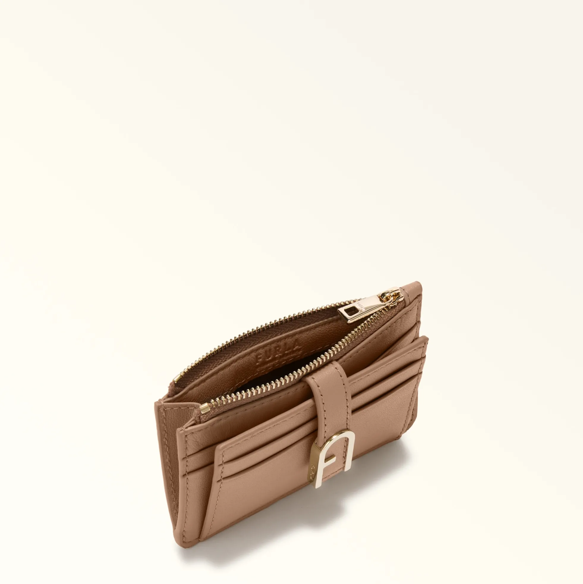 Furla Card Holders|Wallets<Flow Card Case S greige