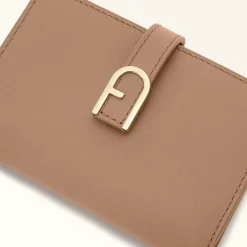 Furla Wallets|Small Wallets<Flow Compact Wallet M greige