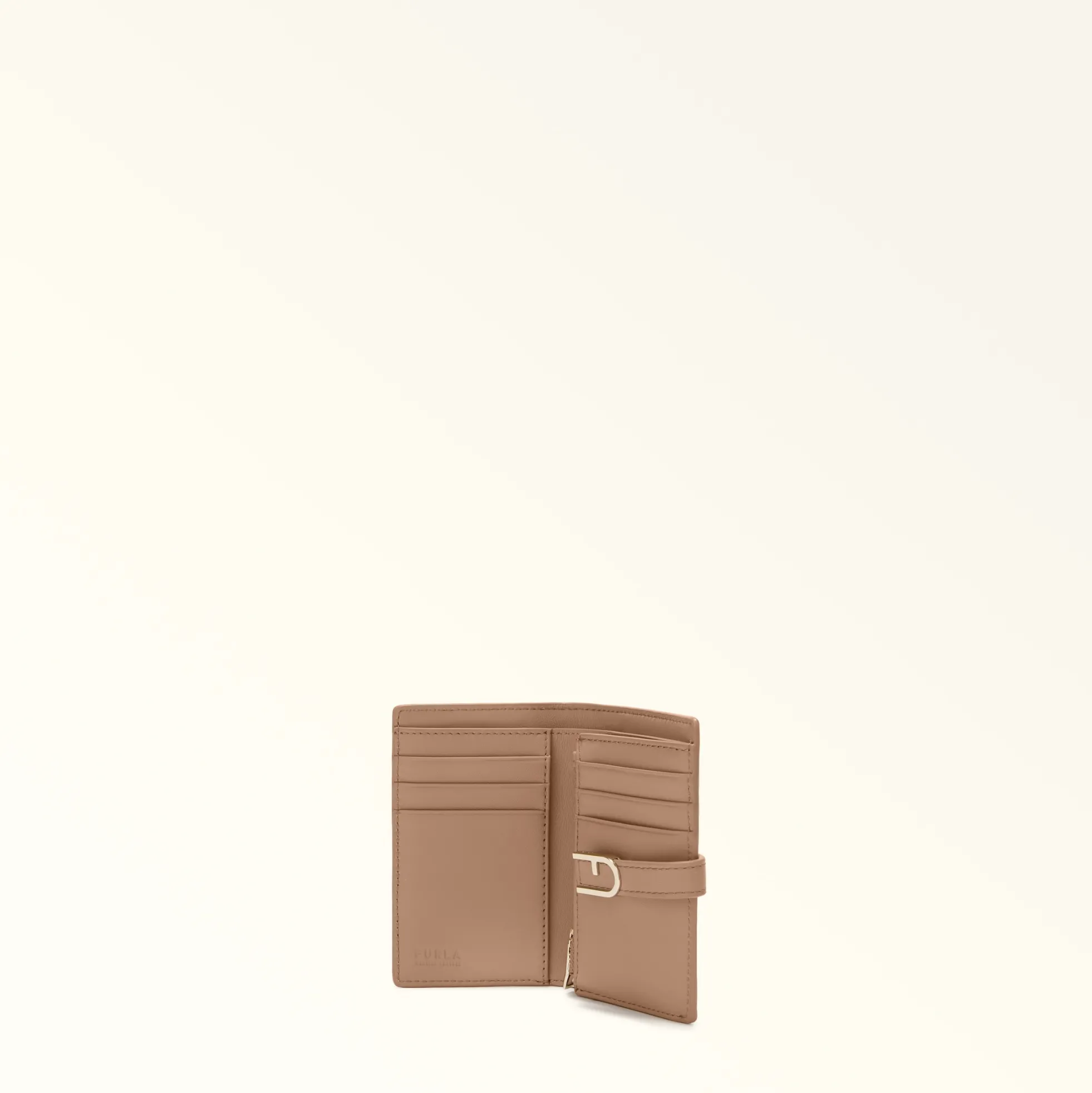 Furla Wallets|Small Wallets<Flow Compact Wallet M greige