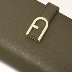 Furla Small Wallets|Wallets<Flow Compact Wallet M sage