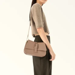 Furla Shoulder Bags|Top Handles<Flow Top Handle M greige