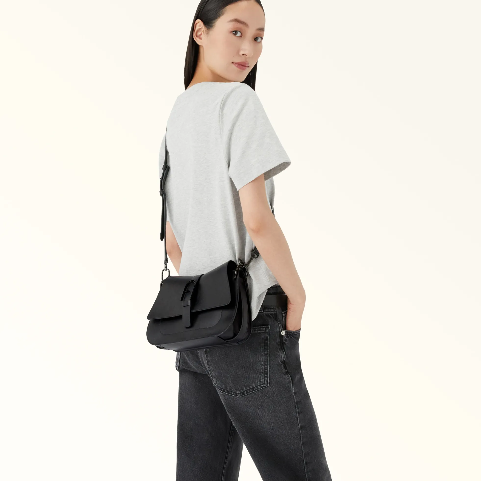 Furla The Black Bag Edit|Shoulder Bags<Flow Top Handle M nero