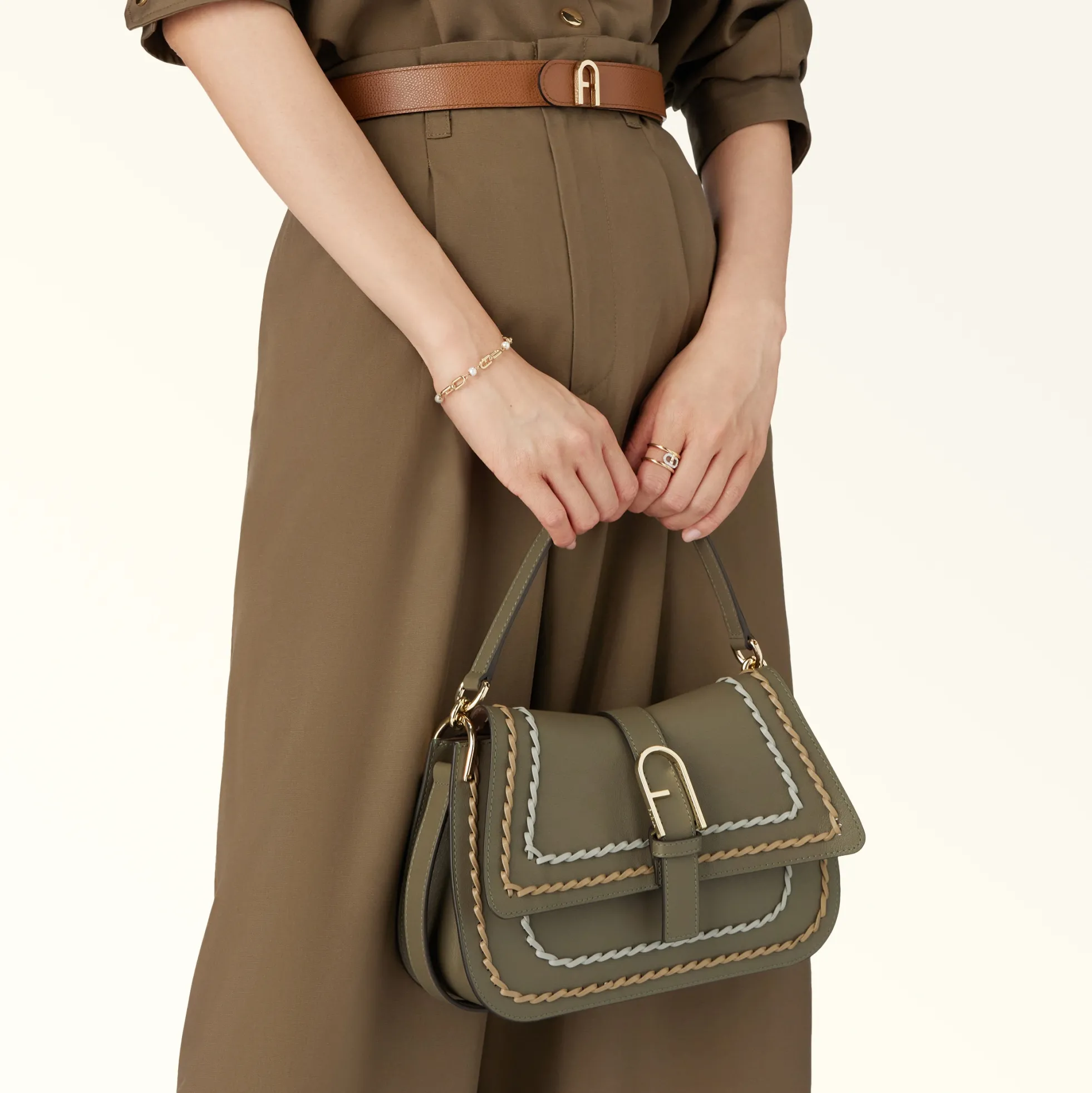 Furla Crossbodies|Furla Flow<Flow Top Handle M toni sage