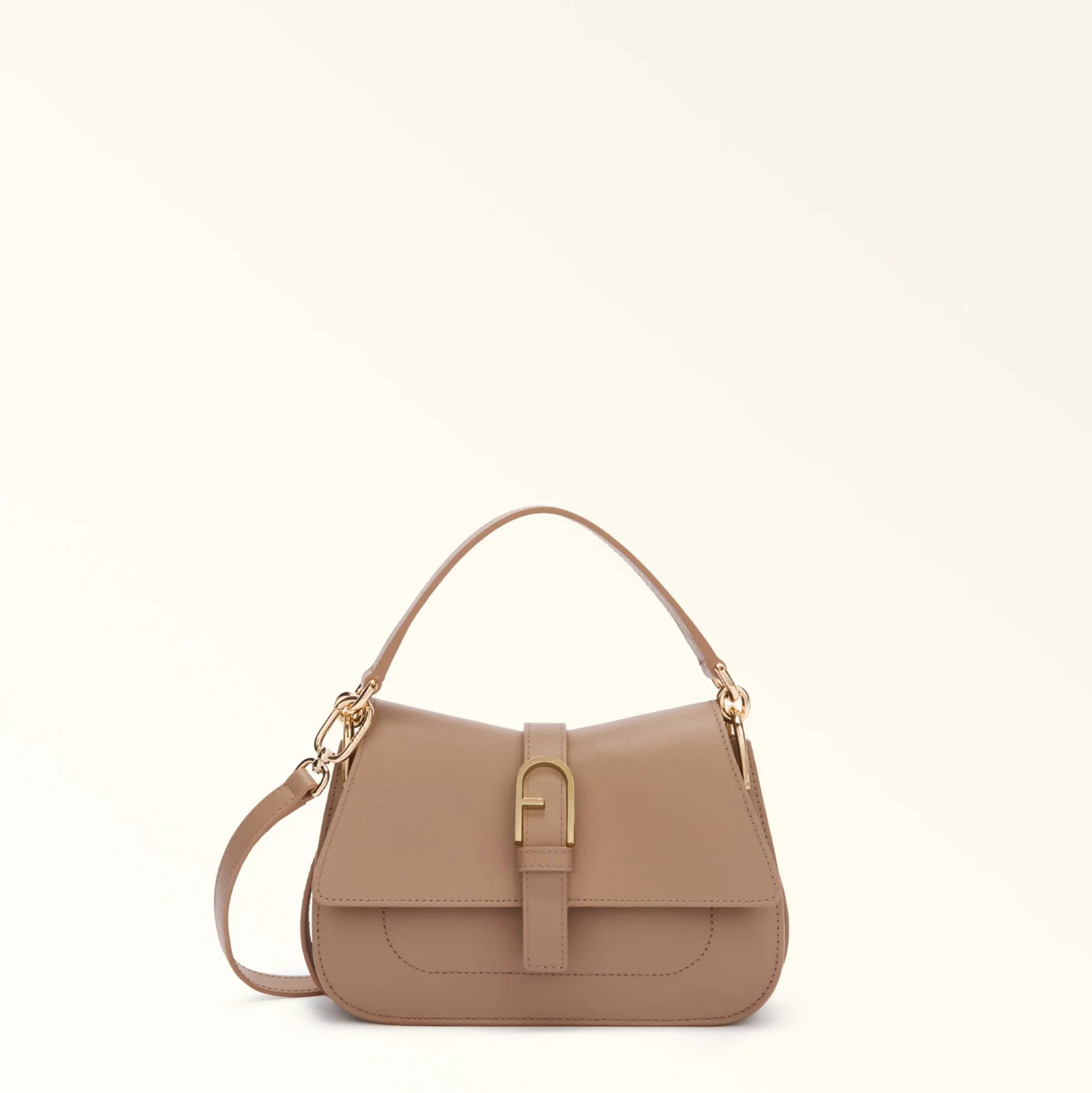 Furla Shoulder Bags|Top Handles<Flow Top Handle MINI greige