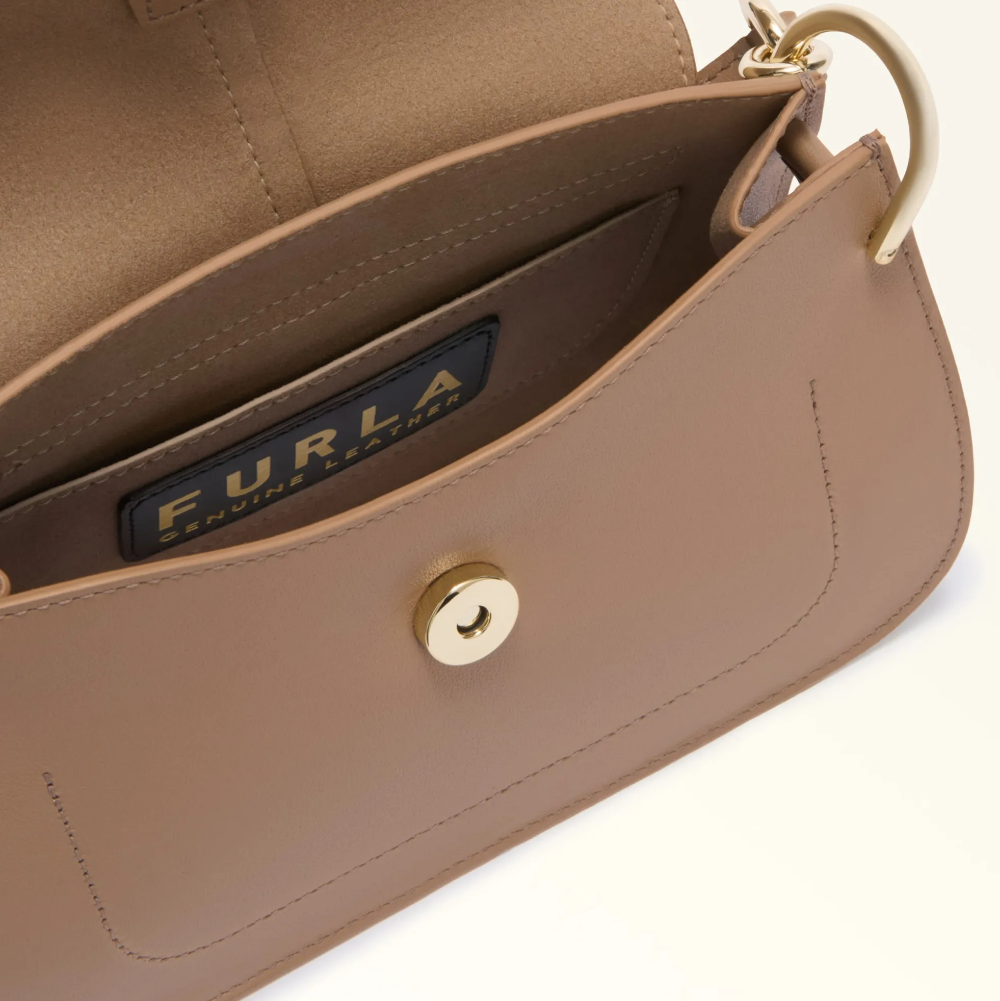 Furla Shoulder Bags|Top Handles<Flow Top Handle MINI greige