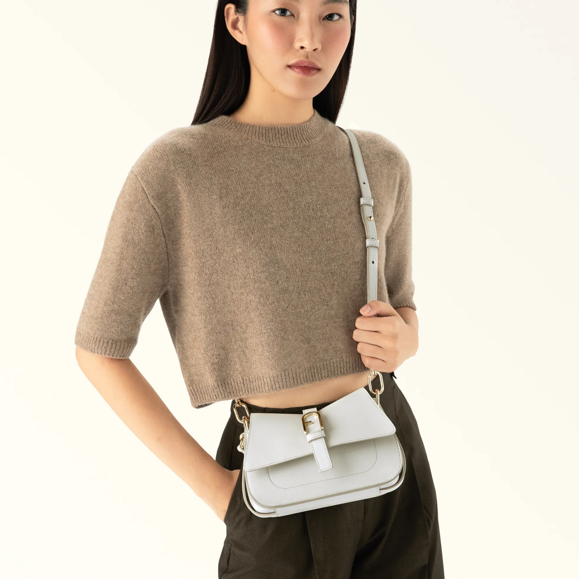 Furla Shoulder Bags|Top Handles<Flow Top Handle MINI marshmallow