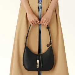 Furla Shoulder Bags|The Black Bag Edit<Goccia Shoulder Bag S nero