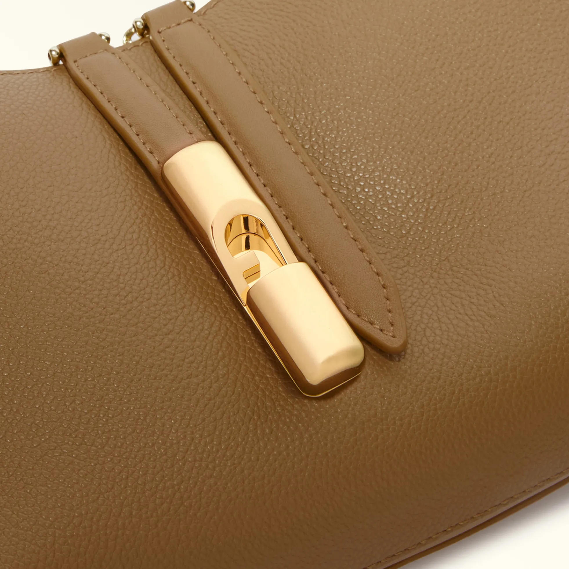 Furla Shoulder Bags|Furla Goccia<Goccia Shoulder Bag S deserto