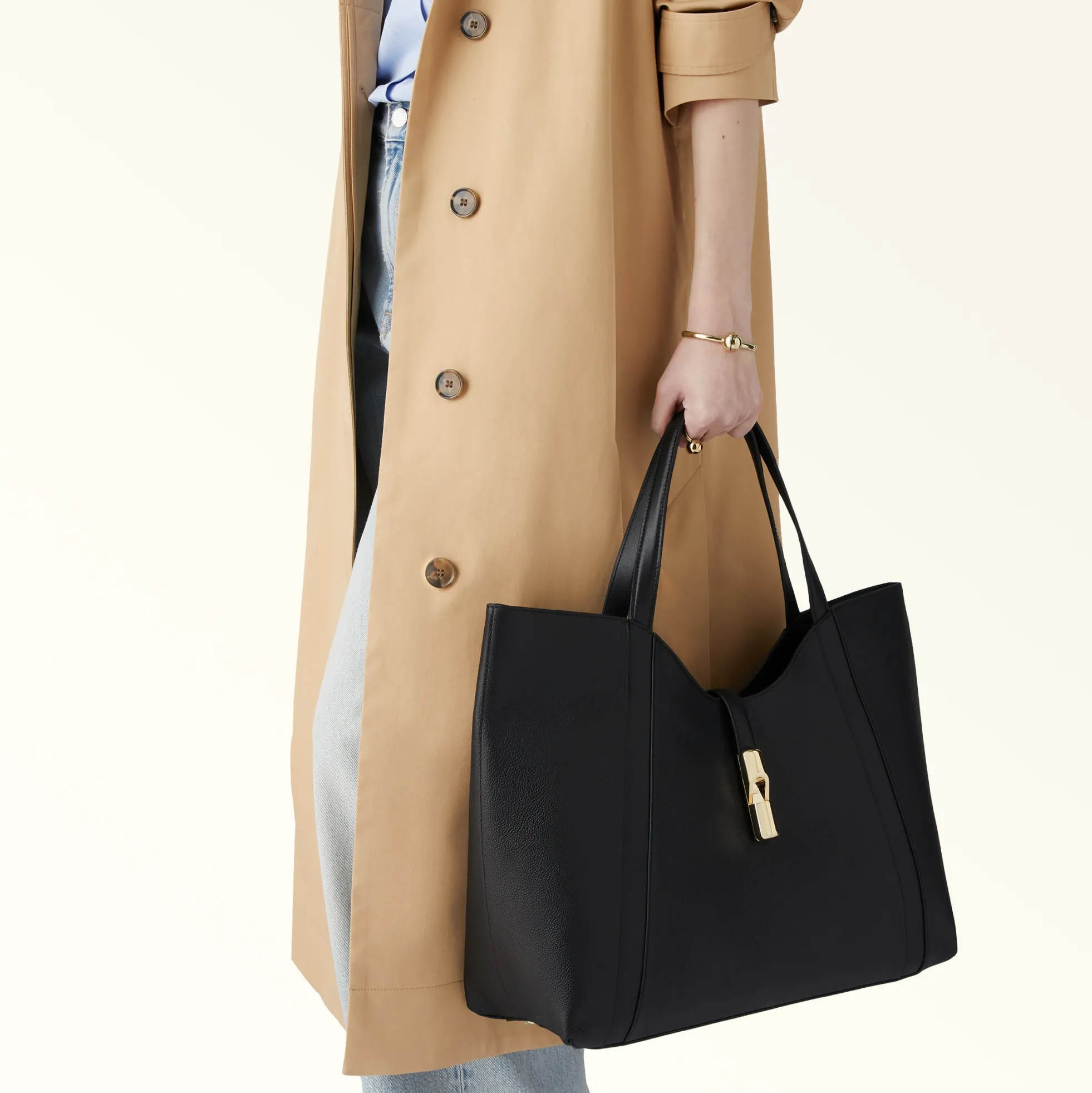 Furla The Black Bag Edit|Maxi Bags<Goccia Shoulder Bag XL nero