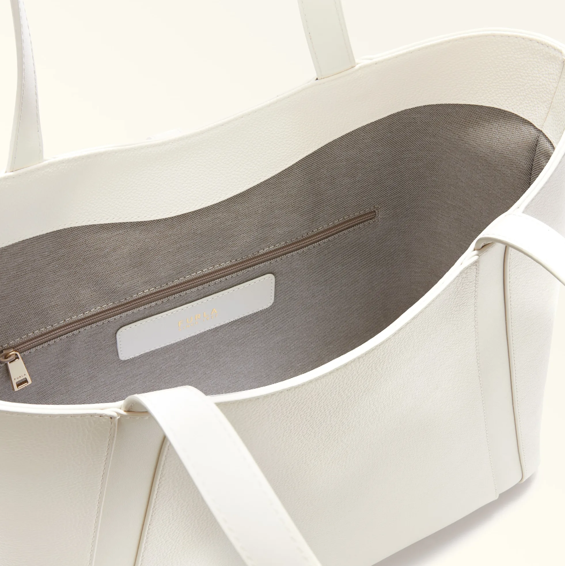 Furla Totes|Furla Goccia<Goccia Tote L panna