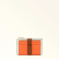Furla Card Holders|Wallets<Grazia Card Case M paprika+panna+cognac h