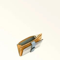 Furla Card Holders|Wallets<Grazia Card Case M panna+senape+cirro