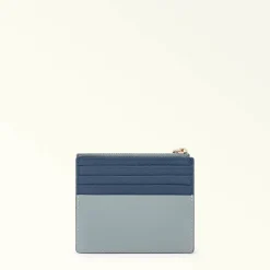 Furla Card Holders|Wallets<Grazia Card Case S denim+nuvola+panna