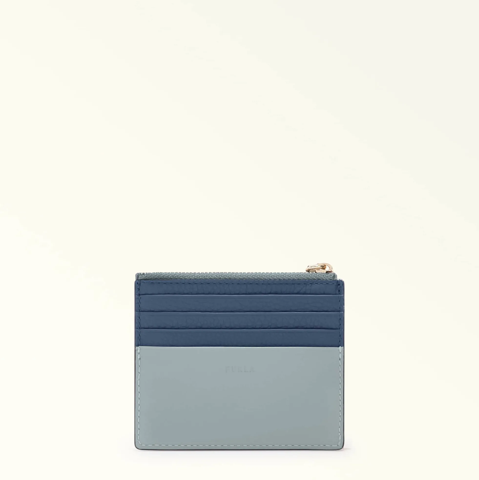 Furla Card Holders|Wallets<Grazia Card Case S denim+nuvola+panna