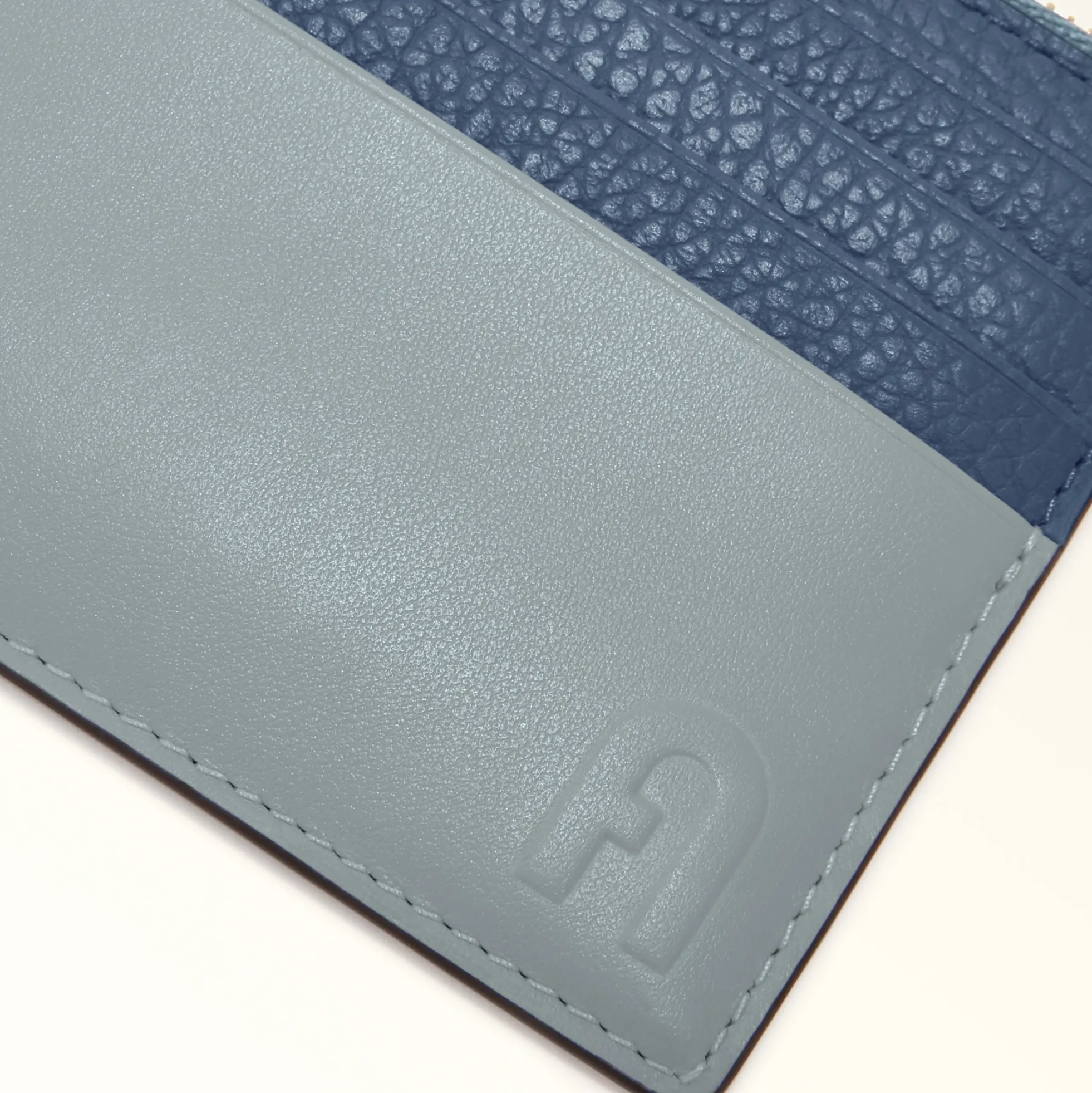 Furla Card Holders|Wallets<Grazia Card Case S denim+nuvola+panna