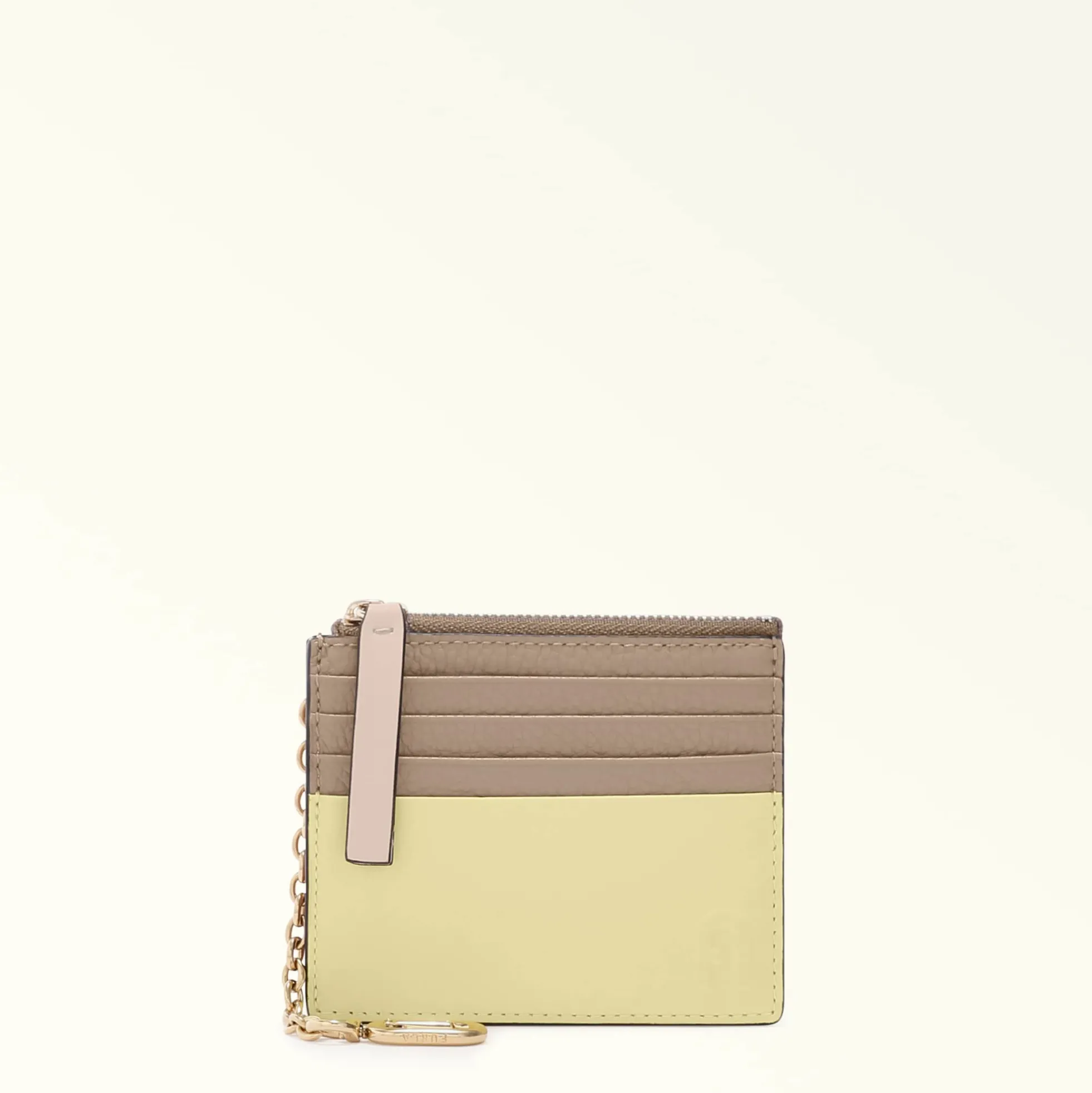 Furla Card Holders|Wallets<Grazia Card Case S stucco gray+freesia+azalea