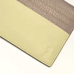 Furla Card Holders|Wallets<Grazia Card Case S stucco gray+freesia+azalea