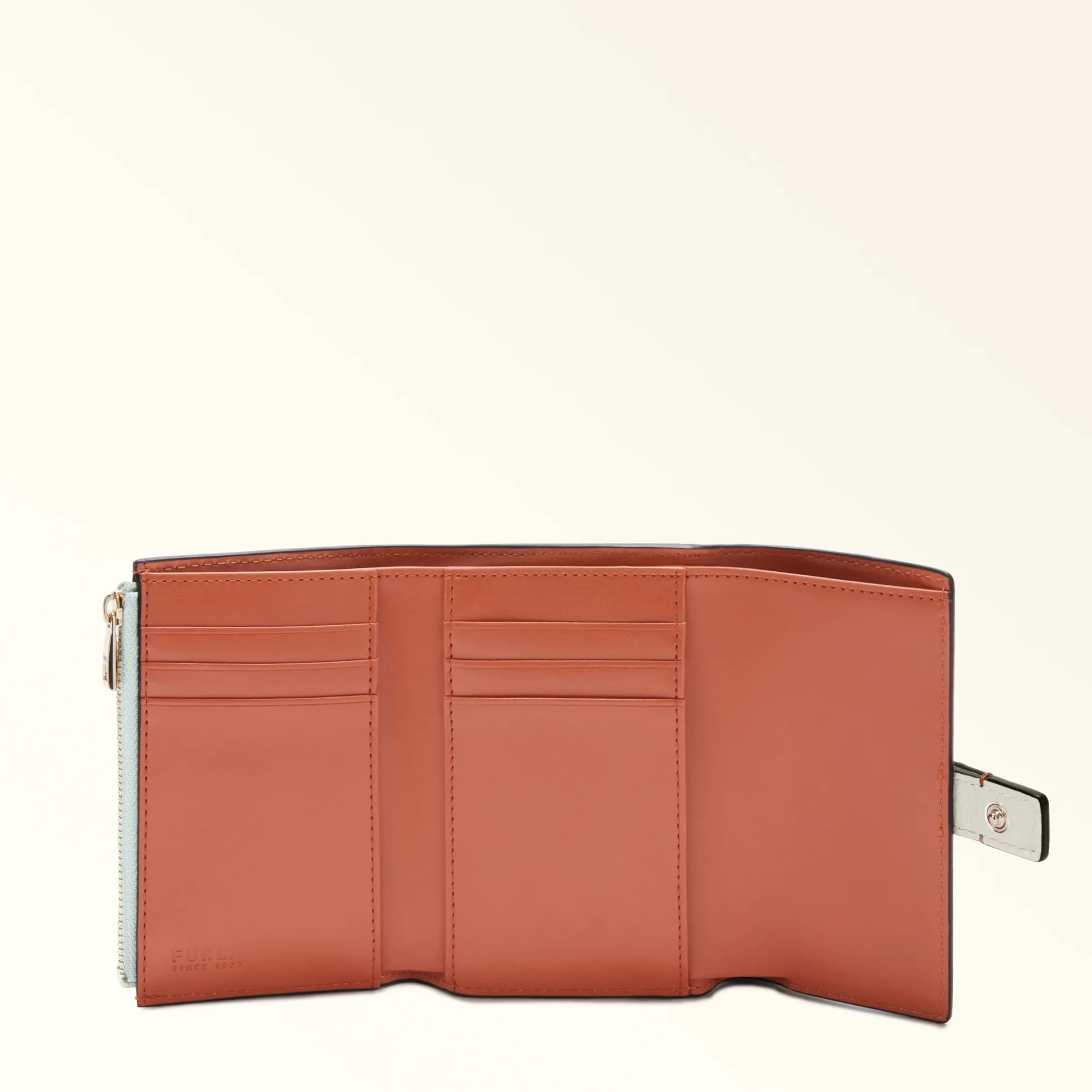 Furla Small Wallets|Wallets<Grazia Compact Wallet M panna+rugiada+cotto