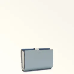 Furla Small Wallets|Wallets<Grazia Compact Wallet M denim+nuvola+panna