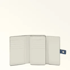 Furla Small Wallets|Wallets<Grazia Compact Wallet M denim+nuvola+panna