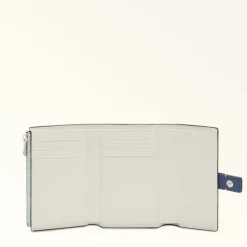 Furla Small Wallets|Wallets<Grazia Compact Wallet M denim+nuvola+panna