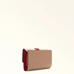 Furla Small Wallets|Wallets<Grazia Compact Wallet M azalea+greige+lacca