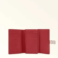Furla Small Wallets|Wallets<Grazia Compact Wallet M azalea+greige+lacca