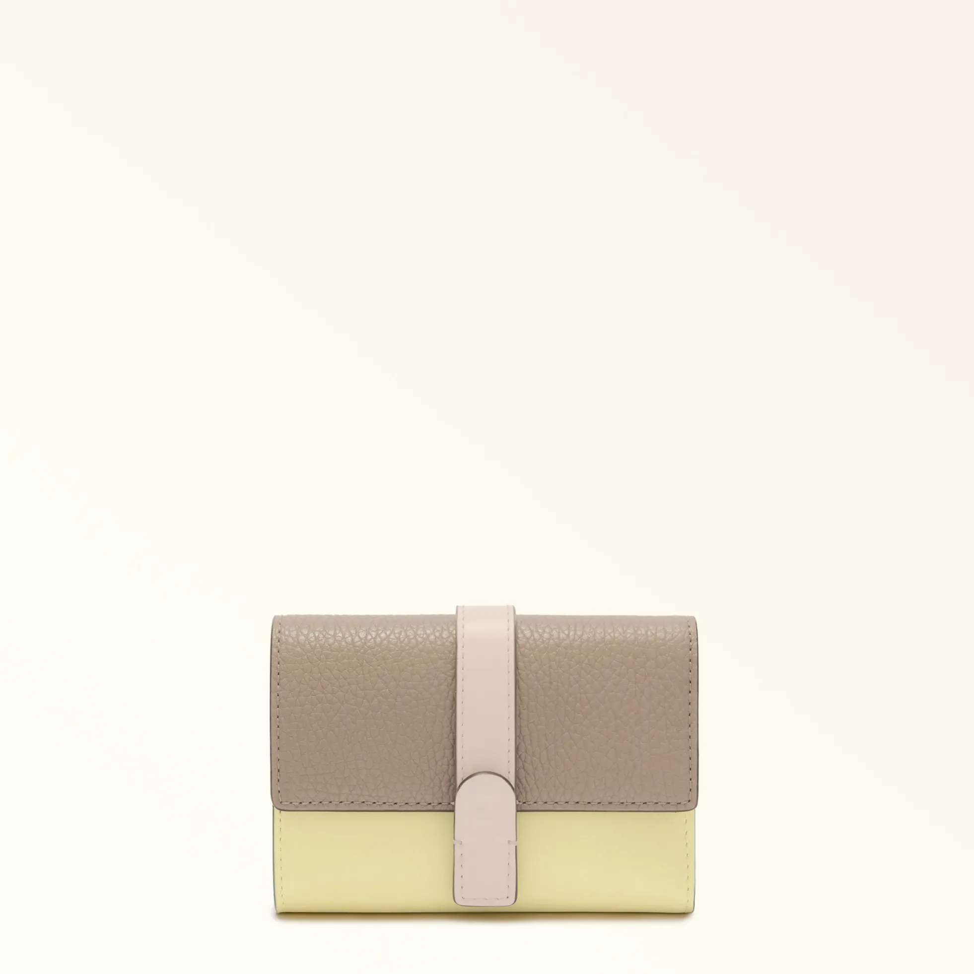 Furla Small Wallets|Wallets<Grazia Compact Wallet M stucco gray+freesia+azalea