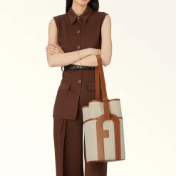 Furla Bucket Bags|Shoulder Bags<Lido Bucket Bag M toni cognac