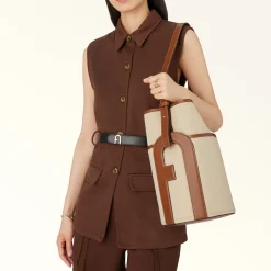 Furla Bucket Bags|Shoulder Bags<Lido Bucket Bag M toni cognac