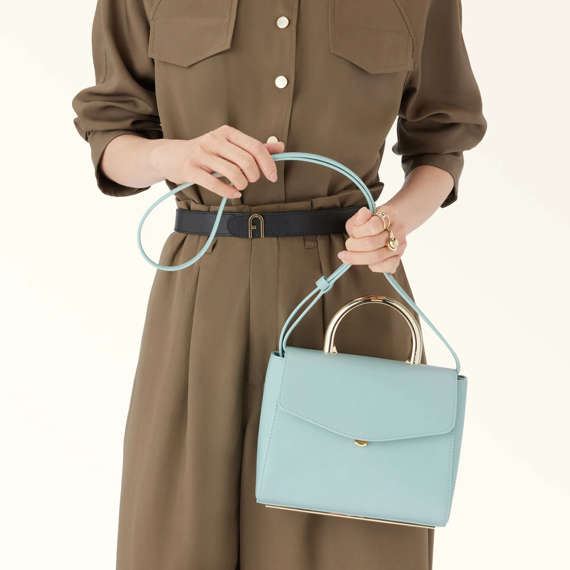 Furla Top Handles|Crossbodies<Meridiana Top Handle MINI acquamarina