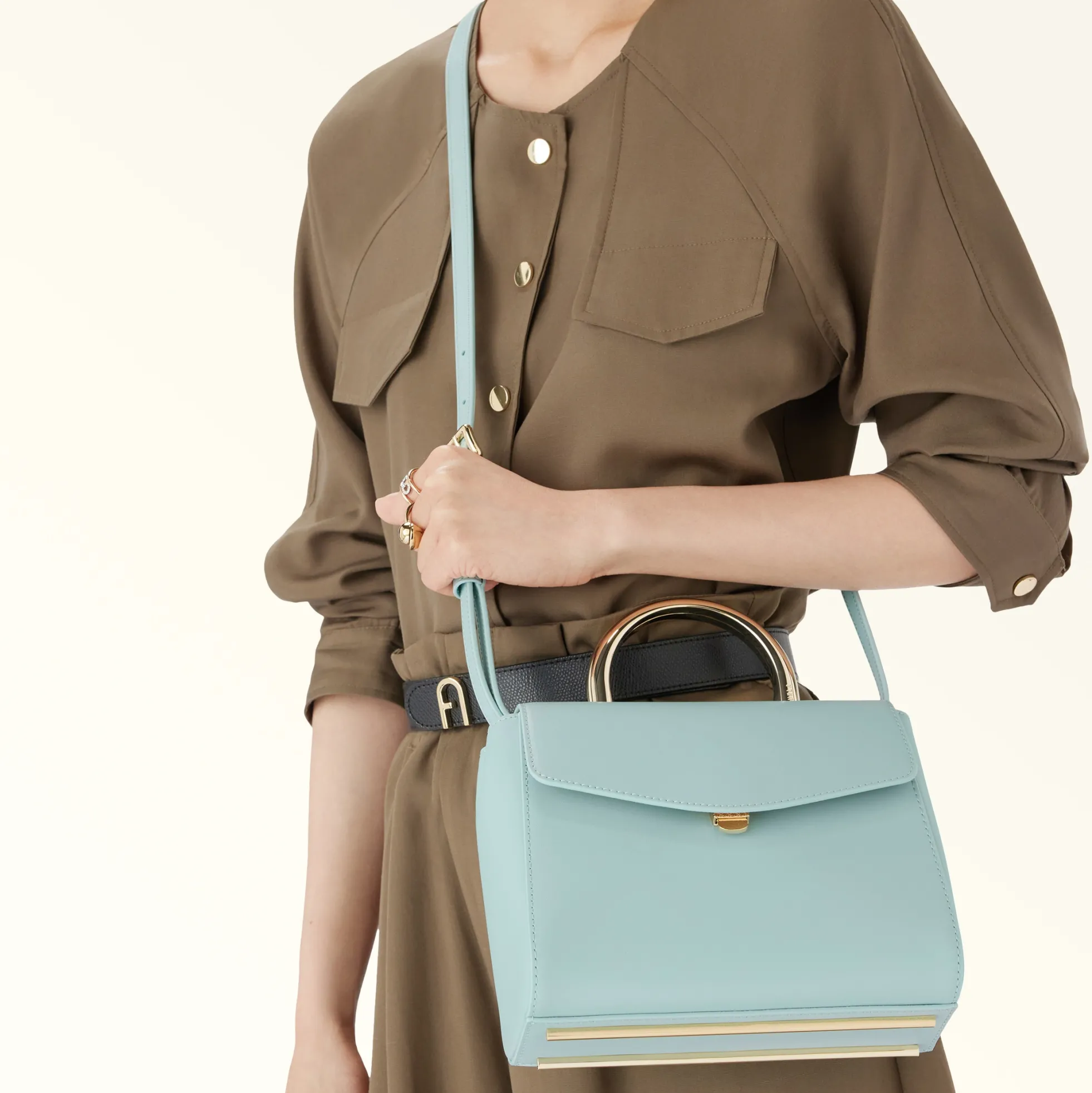 Furla Top Handles|Crossbodies<Meridiana Top Handle MINI acquamarina