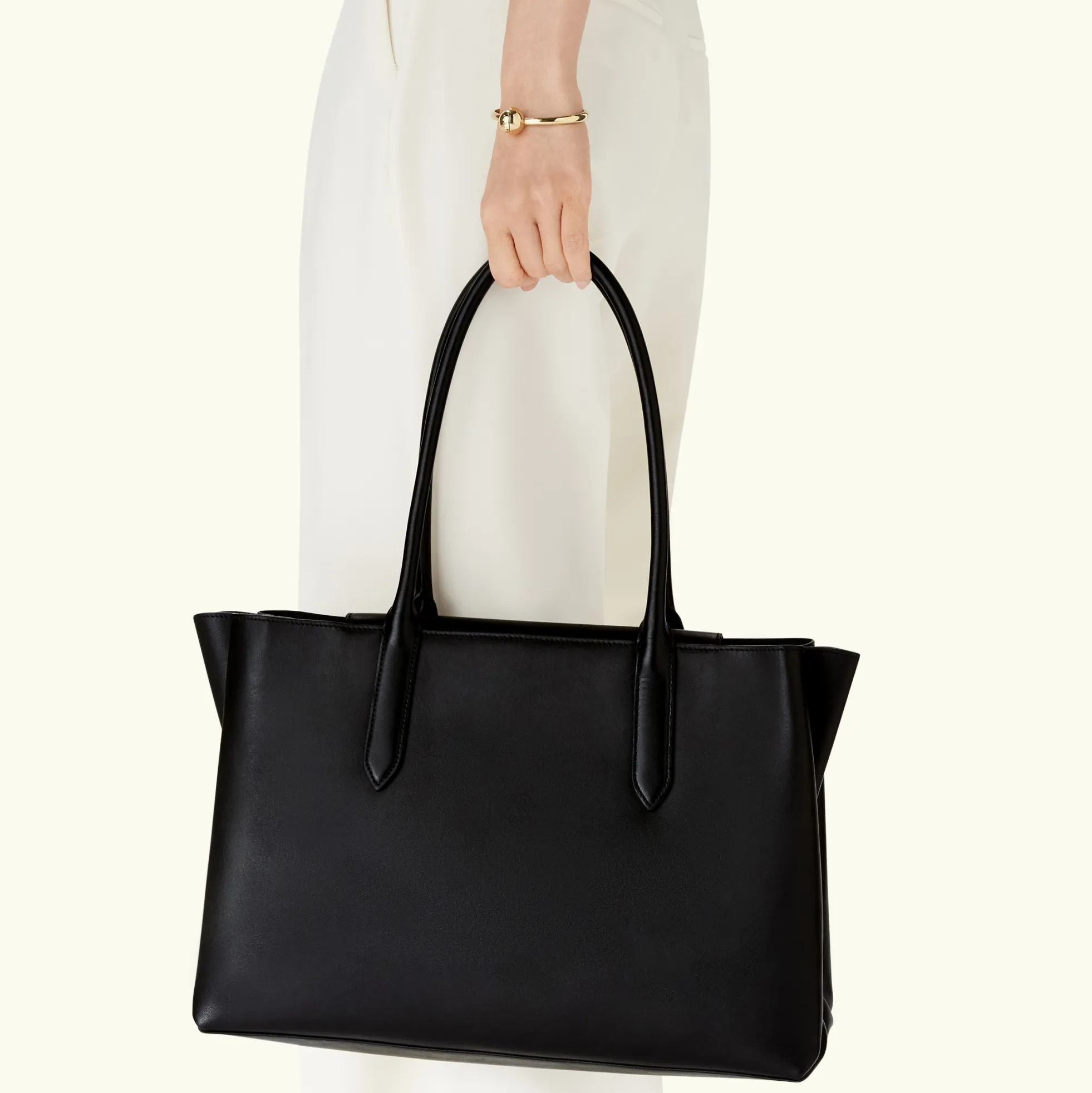 Furla Maxi Bags|Shoulder Bags<Meridiana Tote L nero+nero int.