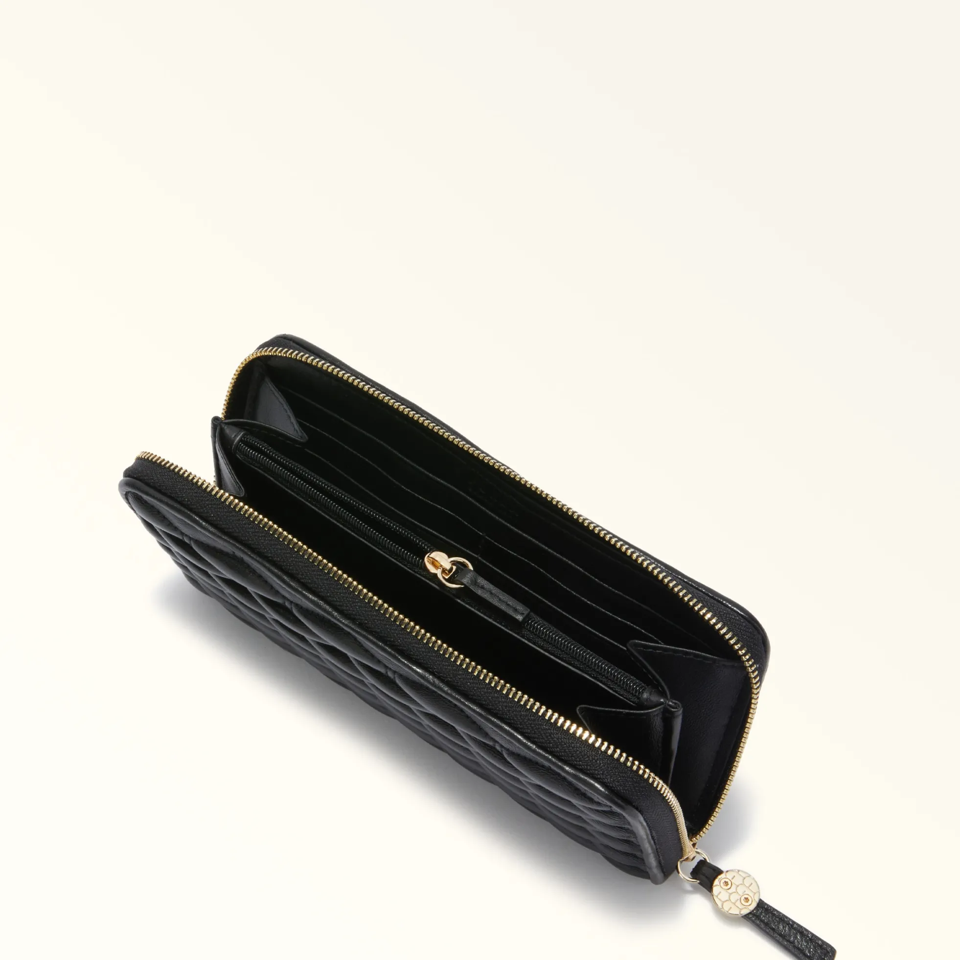 Furla Large Wallets|Wallets<Mionido Zip Around XL nero