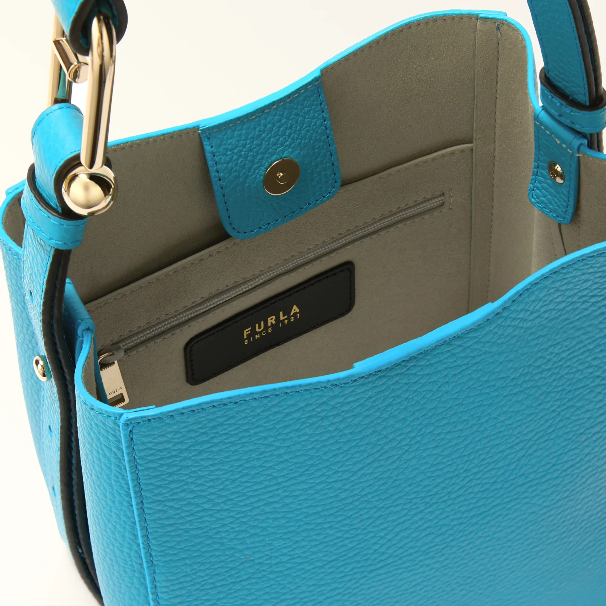 Furla Bucket Bags|Shoulder Bags<Nuvola Bucket Bag MINI turchese a