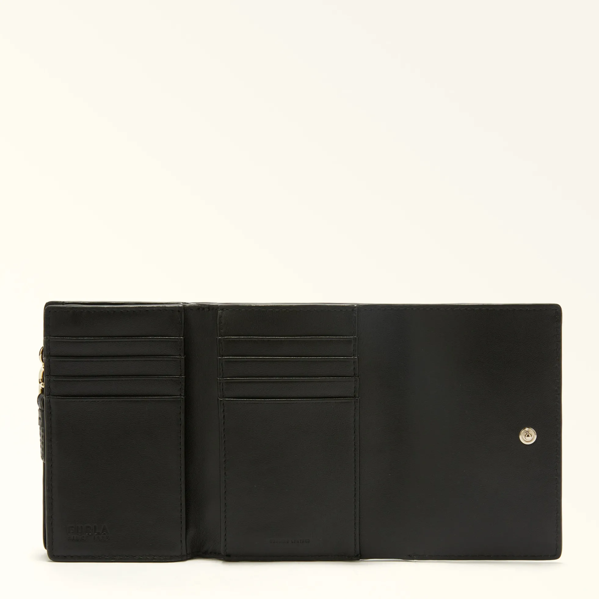 Furla Small Wallets|Wallets<Nuvola Compact Wallet M nero