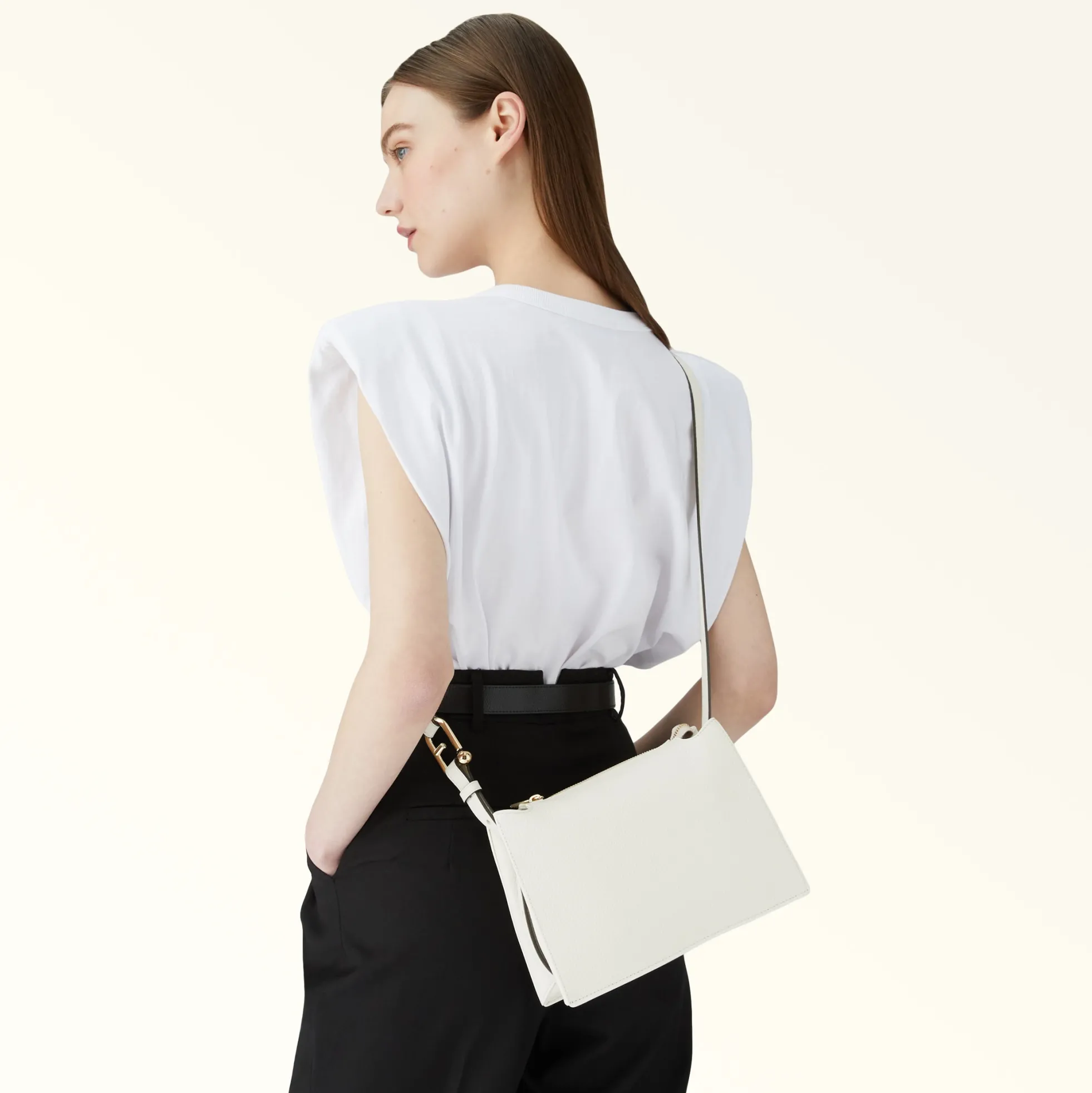Furla Crossbodies|Furla Nuvola<Nuvola Crossbody S marshmallow