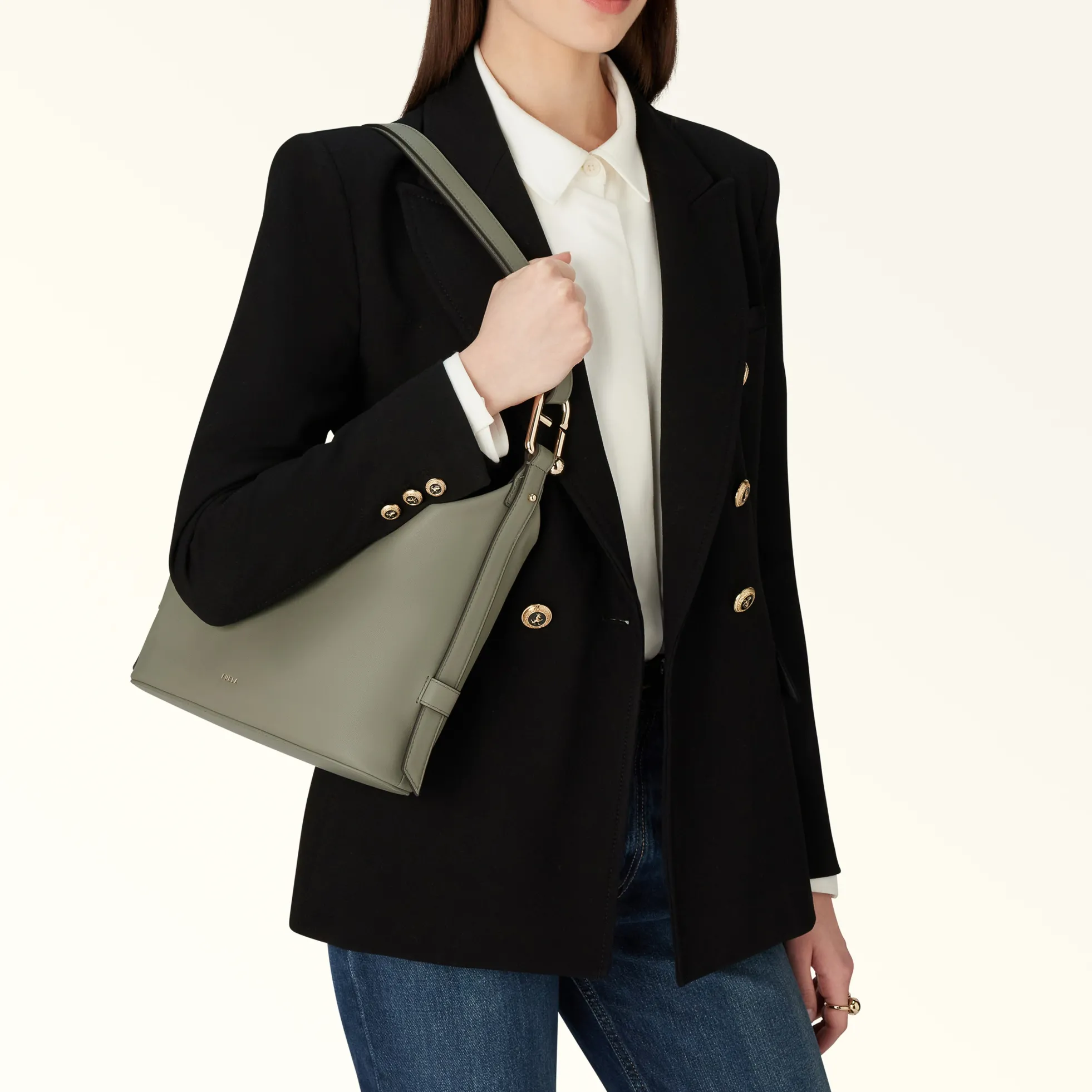 Furla Shoulder Bags|Top Handles<Nuvola Shoulder Bag M agave b